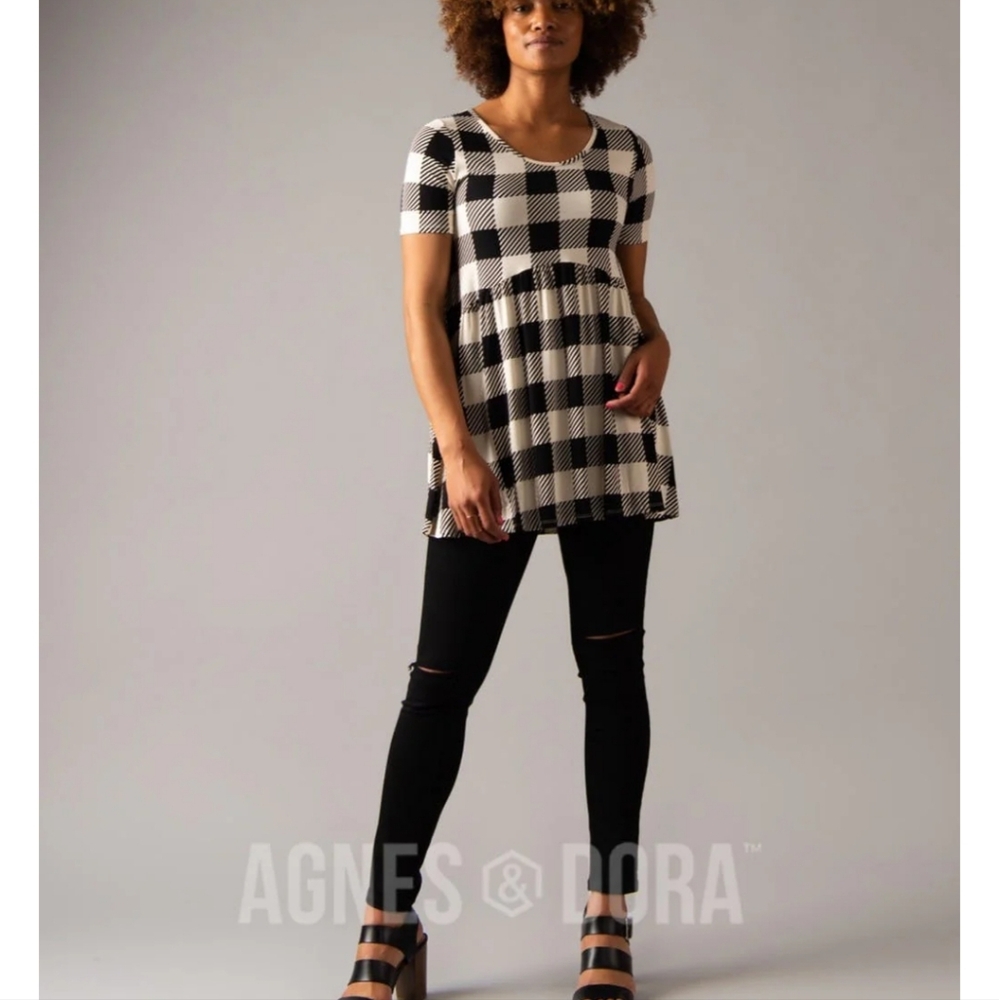 Agnes & Dora Plaid Top